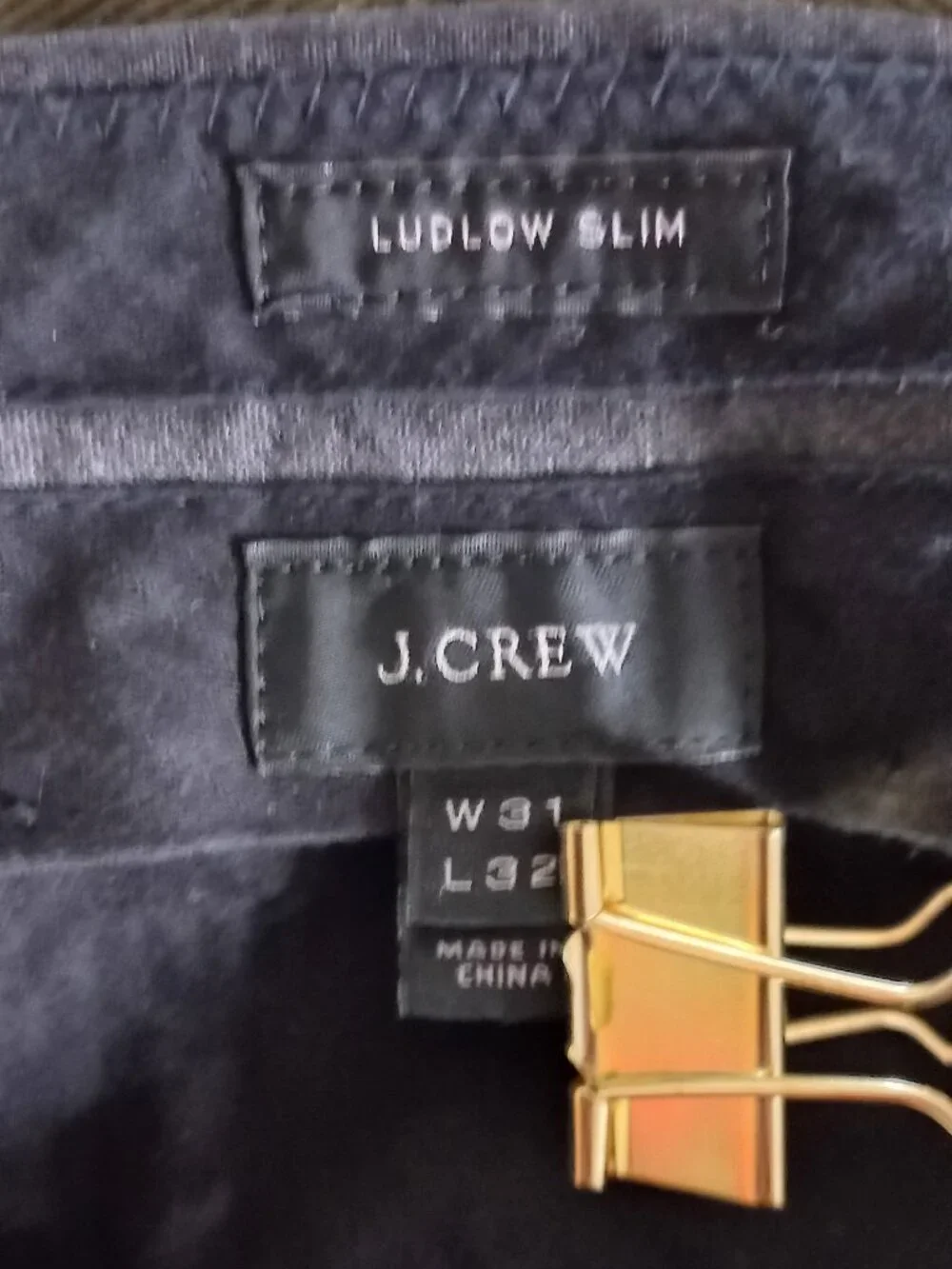 J.CREW LORO PIANA Ludlow slim fit 2 pc suit 38R/31x32 Black - Picture 11 of 15